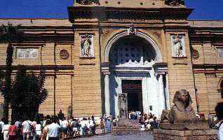 The Cairo Museum, one of the richest in the world, contains some of the finest antiquities including the treasures of Tutankhamen.