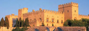 Rhodes is a fascinating cruise destination - castles and knights 