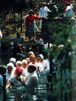 Baptism in the River Jordan