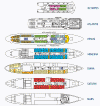 The Deck Plans of the Salamis Glory. Click to englarge, this may take a minute open.