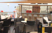 The sky bar on board your cruise ship from Cyprus